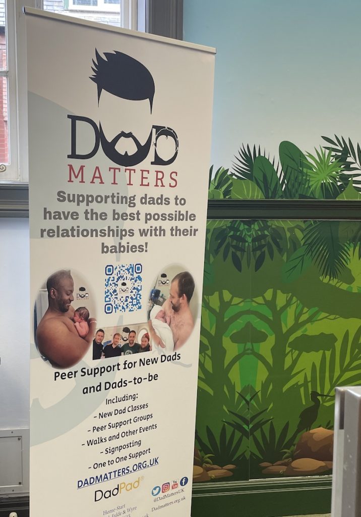 Dads in focus at Blackpool Central Library.