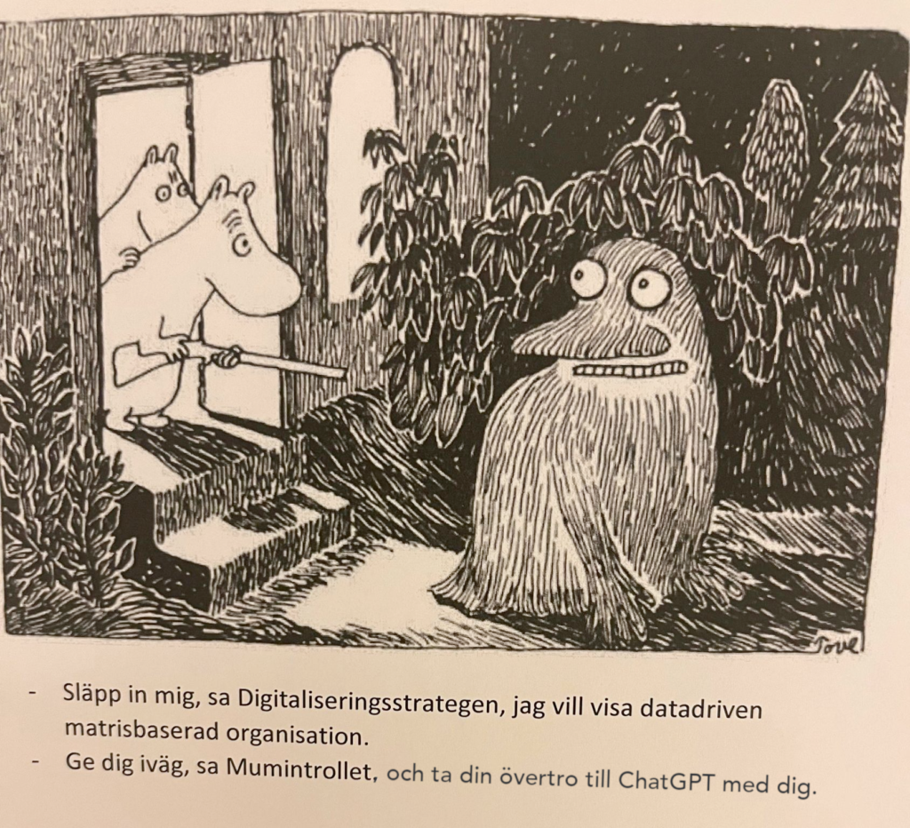 Mumin och digitaliseringsstrategen