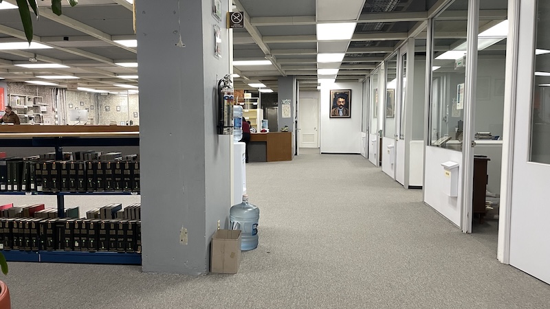 Library interior